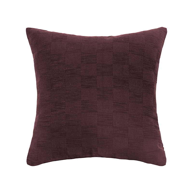 MC0041 Plain Solid Jacquard Cushion Cover