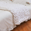 Chenille Chunky Knit Blanket for Home Decoration