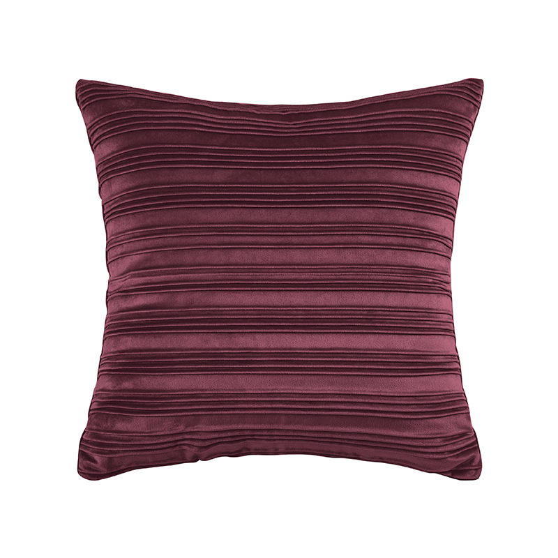 MNC0037 Pleated Velvet Cushion Cover