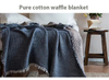 Pure Cotton Waffle Blanket