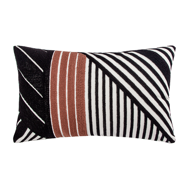 MEC0197XM Modern Geometric Embroidery Cushion Covers