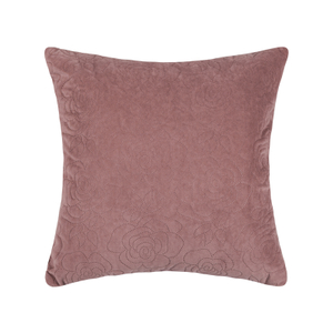 Velvet Dark Blush Pillow Covers for Couch Living Room Bedroom Elegant Rose Pattern Embossed Throw Cushion Covers Throw Pillows Pinsonic Pillow Covers