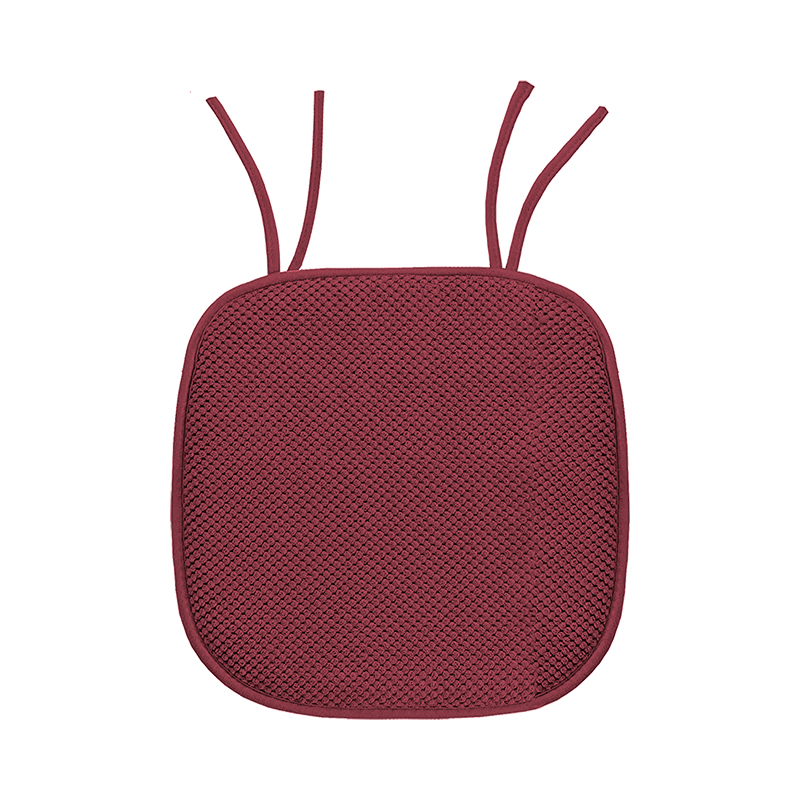 Corn Fleece Non-slip Seat Cushions With Ties Responsive Memory Foam Chair Cushion Sets for Kitchen Dining Chairs Durable Chair Pad Pillow 