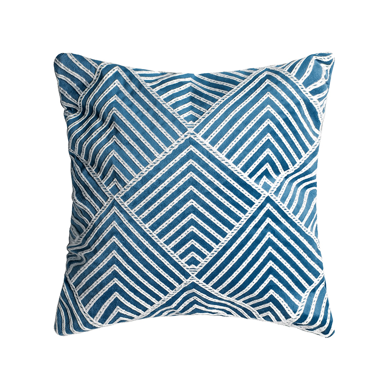 MEC0355 Modern Geometric Embroidery Cushion Covers